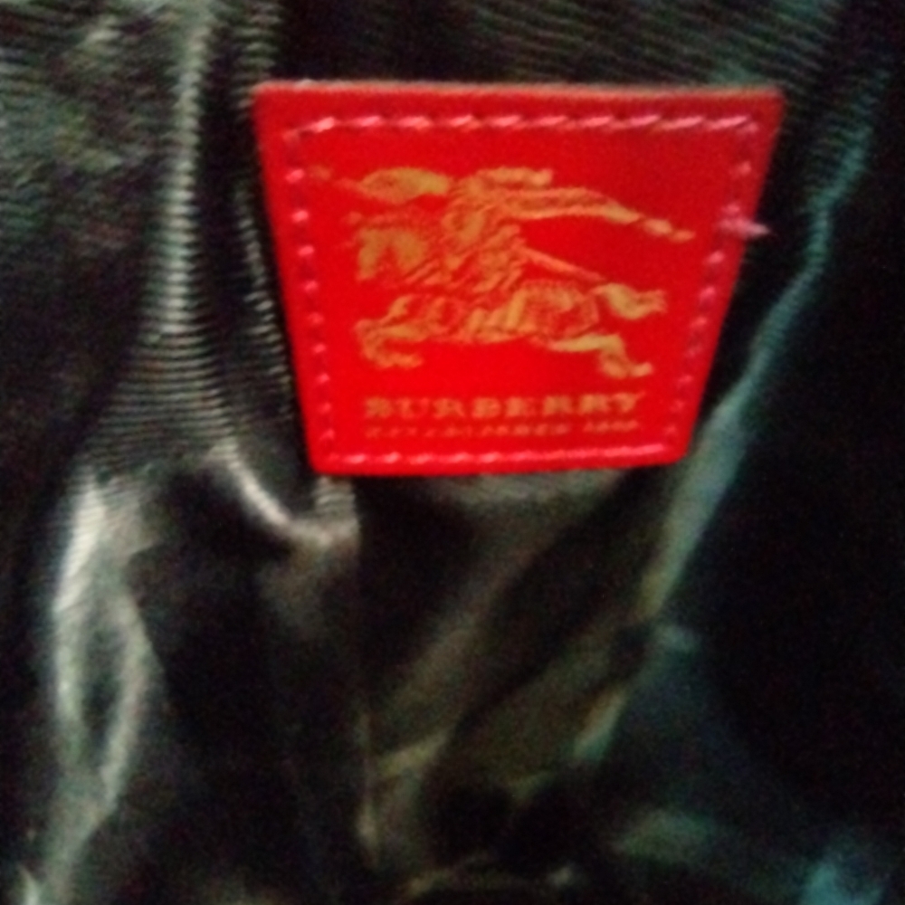 Burberry Red Shoulder Bag Quilted Large Grande Tote Bag Made In Italy Authentic - Picture 12 of 16